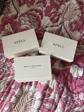 Spell White Branded Jewelry Box Set of 3
